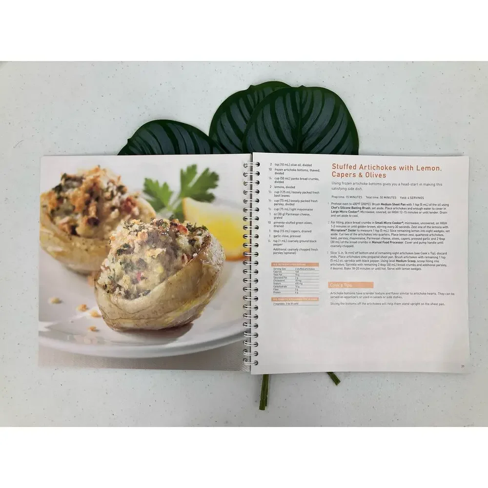 The Pampered Chef Vegetarian Table Spiral Bound Paperback 2011 Cookbook Book